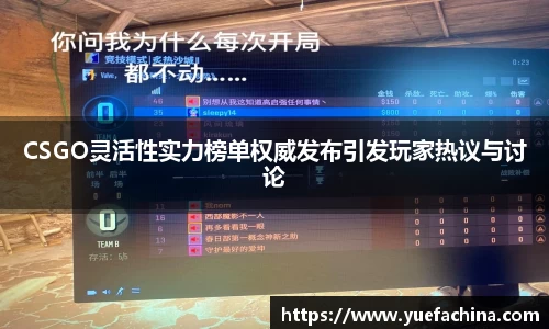 CSGO灵活性实力榜单权威发布引发玩家热议与讨论